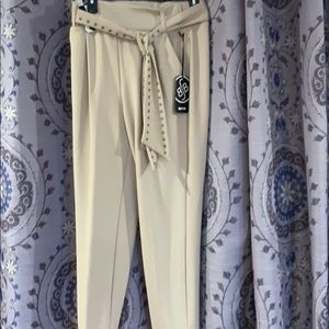 Tan pants with belt - NWT - Never worn